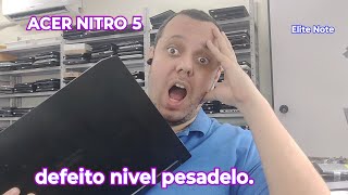 ACER NITRO 5 AN51544 ESSA MÁQUINA NÃO É PROCESSADOR QUEIMADO MAIS VIROU UM PESADELO DE REPARAR [upl. by Hamitaf24]