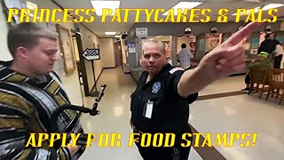 Princess Pattycakes amp Pals Apply For Food Stamps at Family Services BLDG [upl. by Rexana801]