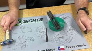 XS Tech Tips  Removing Sights with Red Threadlocker [upl. by Quintie]