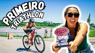 MINHA PRIMEIRA PROVA DE TRIATHLON [upl. by Rosemarie]