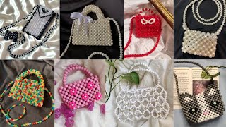 crystal bags design ideasbeaded bagsbeaded purse for girls [upl. by Aniuqahs699]