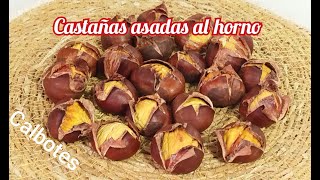 CASTAÑAS ASADAS AL HORNO Fácilisimo [upl. by Athalee]