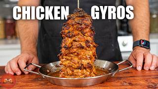 Homemade Chicken Gyros Meat Tower [upl. by Guillemette]