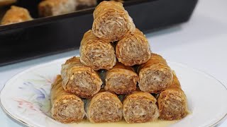 Divit baklava  rolana baklava sa orasima  Domaći Kuhar [upl. by Aihsekal394]