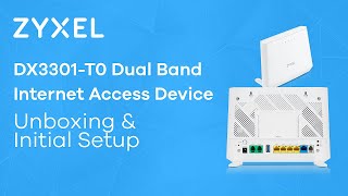 DX3301TO Dual Band IAD VDSL and EWAN with AX1800 WLAN and SmartMesh  unboxing and initial setup [upl. by Einitsed]