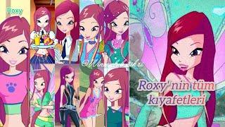 Winx clubRoxy nin tüm görünümlerikıyafetleri🌟Winxclubsihri🌟 [upl. by Ailekahs]