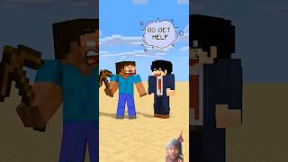 HELP Herobrine To Power Up And Mine Bedrock friendship shorts trending anime skibiditoilet [upl. by Ful]