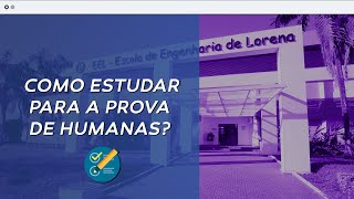 Como estudar para a prova de Humanas da Transferência Externa da USP [upl. by Lener407]