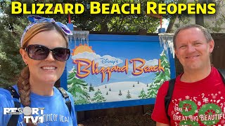 Blizzard Beach Reopens with New Frozen Additions  Walt Disney World 2022 [upl. by Azilem176]