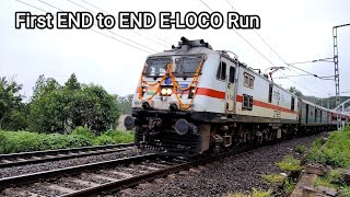 First END to END ELOCO Run of 16534 Bangalore Jodhpur Express [upl. by Seafowl]