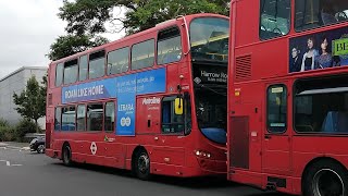 FRV  London Bus Route Y316  Harrow Road Elgin Avenue  Brent Cross West Station  LK62 DUJ  ML [upl. by Arron]