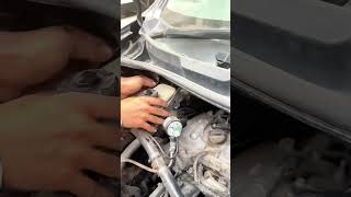 Removing Brake Fluid Reservoir Tank  brakefluid brakefluidreservoir rxmechanic fypシ゚ [upl. by Harias]