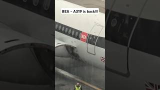 BEA A319 is back at London Heathrow plane travel [upl. by Jary387]