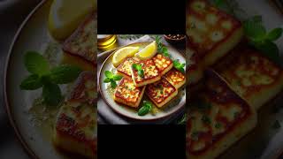 Pan Fried Halloumi recipe in description [upl. by Goff240]