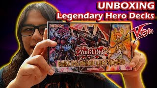 UNBOXING Legendary Hero Decks YuGiOh [upl. by Johst]