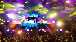 Orbital  Chime amp Where Is It Going Live George Square Glasgow 10th August 2018 [upl. by Aisanahta]