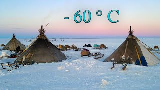 North Nomads life in winter Ural mountains and tundra life Russia Full film [upl. by Rodge]