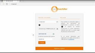 Recuperar Recordar mi contraseña Cuenta Ser Bachiller 2019 Inscripciones serbachiller ec [upl. by Emmie]