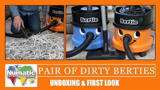 A Pair Of Numatic Bertie Vacuum Cleaners  Unboxing amp First Look [upl. by Arral297]