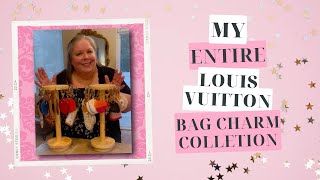 My Entire Louis Vuitton Bag Charm Collection [upl. by Blaze]