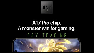 Apple A17 Pro chip  Ray Tracing  Console games  iPhone 15 Pro [upl. by Atteyek]