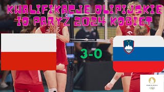 PolskaSłowenia 30 Skrót meczu Kwalifikacje Kobiet do IO Paryż 2024 [upl. by Dwane693]