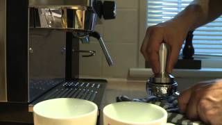 How to make a cappuccino on a Rancilio Silvia V3 with Hausbrandt Columbus [upl. by Sudderth379]