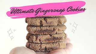 Ultimate Gingersnap Cookies  Super Moist [upl. by Nemraciram379]