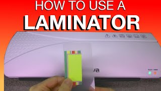 How to use a LAMINATOR [upl. by Scotty]