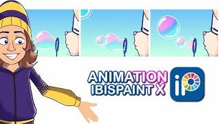 Draw Bubbly Fun Easy Animation Tutorial in Ibis Paint X [upl. by Roldan]