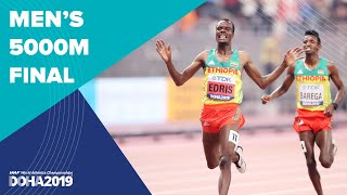 Mens 5000m Final  World Athletics Championships Doha 2019 [upl. by Slavin35]