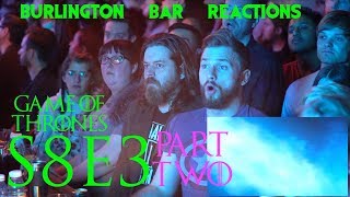 Game Of Thrones  Burlington Bar Reactions  S8E3 quotThe Long Nightquot Part 2 [upl. by Ermeena]