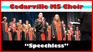 quotSpeechlessquot Aladdin by Middle School Choir [upl. by Intruoc620]