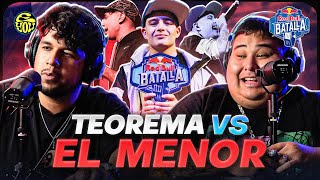 ¿TEOREMA LE GANABA A ÉL MENOR  Reaccionamos a su batalla en Red Bull Chile  EYOU TV [upl. by Michaella261]