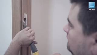 Electric mortise strike installation – TESA ASSA ABLOY [upl. by Ratna]