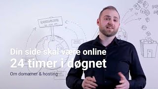 Hvad er et domæne  Lær mere om registrering af domæne om TLDer og hosting [upl. by Tnerual]