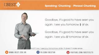 IELTS Speaking tips  Chunking ibesteduvn [upl. by Zohar]