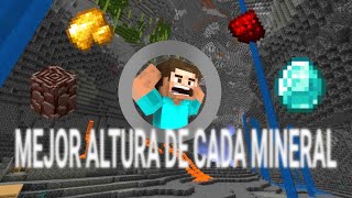 COMO ENCONTRAR TODOS LOS MINERALES EN MINECRAFT BEDROCK 118 [upl. by Enyrehtac]