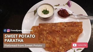 Sweet Potato Paratha  Flatbread  Tepla  Roti  Shakarkandi Paratha  Soft amp Delicious [upl. by Anilrac]