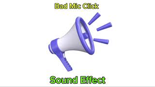 Bad Mic Click Sound Effect  Soundance [upl. by Virge99]