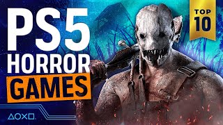 Top 10 Best Horror Games On PS5 [upl. by Eednim]