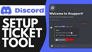 How To Setup Ticket Tool Bot In Your Discord Server 2024 [upl. by Lednar]