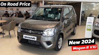 Maruti Suzuki Wagon R 2024 New Model  2024 New Model Wagon r  On Road Price Full Review [upl. by Gruver]