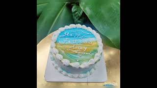 homemade eggless fresh bento cake fathers day special cake [upl. by Aiuqat]