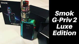 Smok GPriv 2 230w Review  Smok GPriv 2 Luxe Edition Rainbow [upl. by Aleka842]