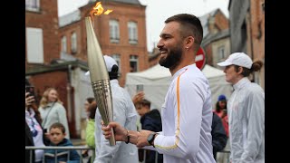 Le parcours en 3D de la flamme olympique à Beauvais [upl. by Engenia613]