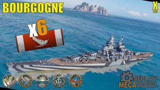 Bourgogne 6 Kills amp 244k Damage  World of Warships Gameplay [upl. by Lenhart]