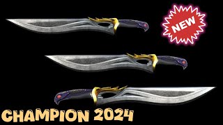 Valorant New Champion 2024 Leaked knife skins [upl. by Admana]