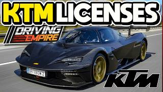 Driving Empire BOUGHT OFFICIAL KTM LICENSES 3 NEW CARS SOON Official TEASER [upl. by Siuqram]