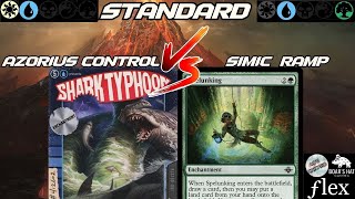 Azorius Control VS Simic Ramp MTG Standard [upl. by Merilee]